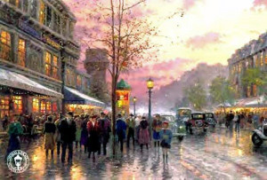 Paris, Boulevard of Lights Signed Edition by Thomas Kinkade