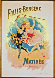 Folies Bergère Original Lithograph