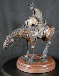 Gus Original Bronze Sculpture by Gib Singleton Facing Right