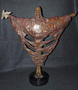 Dove: Original Sculpture of Risen Christ by Gib Singleton