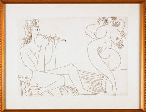 Series 347 Plate 169 Original Etching by Pablo Picasso