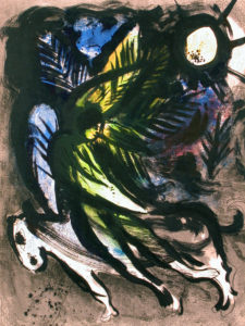 The Angel Original Marc Chagall Lithograph