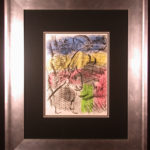 Homage 1970 Original Color Lithograph by Marc Chagall Framed