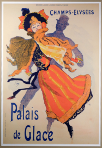 Palais de Glace Original Lithograph by Jules Cheret