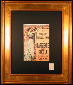 Parisienne du Siecle Lithograph after Jean-Louis Forain Framed and Matted