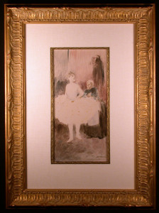 Original Watercolor by Jean Louis-Forain