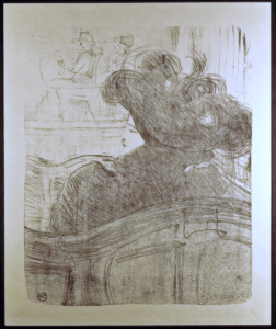 Cleo de Merode Original Lithograph by Toulouse-Lautrec