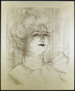 Marie-Louise Marsy Original Lithograph by Toulouse-Lautrec