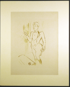 Mary Hamilton Original Lithograph by Toulouse-Lautrec Matted