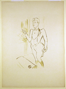 Mary Hamilton Original Lithograph by Toulouse-Lautrec