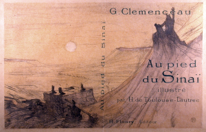 Cover for Au Pied du Sinai Lithograph by Toulouse-Lautrec
