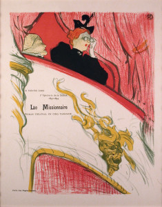 Le Missionnaire - Le Loge au Mascaron Original Lithograph