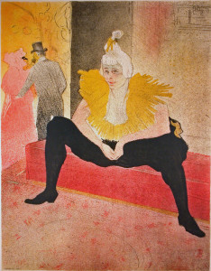 Toulouse-Lautrec Exhibit Poster from 1955 Chuacao