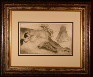 Original Etching by Louis Legrand