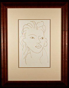 Poesies Antillaises Matisse Lithograph Framed and Matted