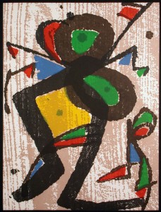 Miro Original Woodcut Graveur 1 Woodcut B