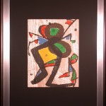 Woodcut B Miro Graveur 1 Framed and Matted