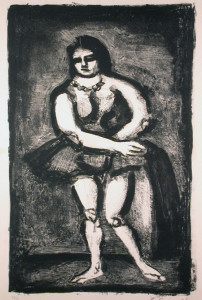 L' Ecuyere Original Signed Lithograph by George Rouault