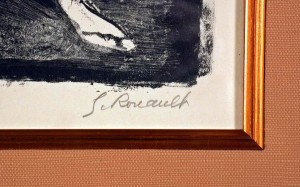 L' Ecuyere Original Signed Lithograph by George Rouault Signed in Pencil
