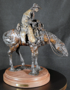 Gus Original Bronze Sculpture by Gib Singleton Facing Left