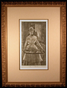 Original Mezzotint Etching by James Tissot