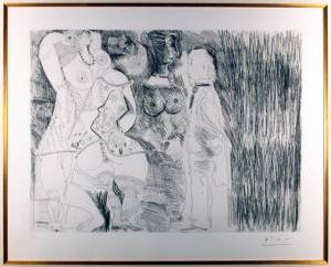 Series 156 Plate 107 Original Etching by Pablo Picasso