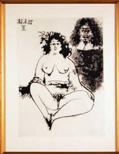 Series 347 Plate 175 Original Etching by Pablo Picasso